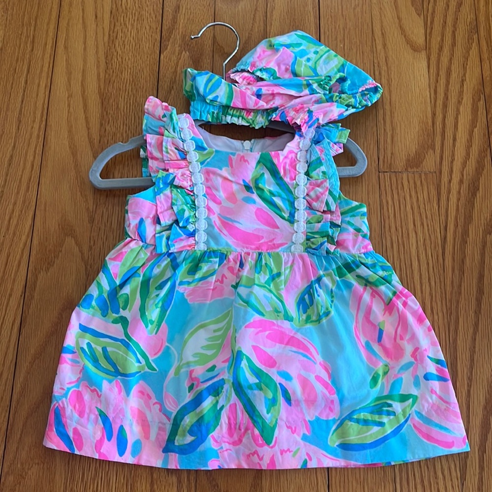 Lilly Pulitzer baby shift dress totally blossom